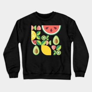 Fruits and leaves pattern Crewneck Sweatshirt